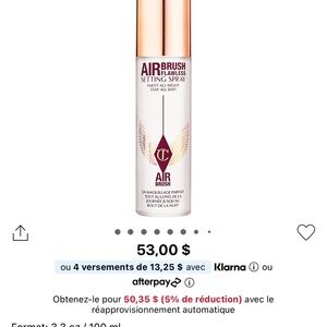Charlotte Tilbury Airbrush Flawless Setting Spray - Rose Gold